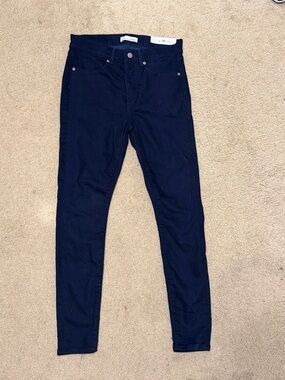 LOFT NWT Dark Indigo Slim Pockets Denim Legging Jeans Size 28 6P Petite